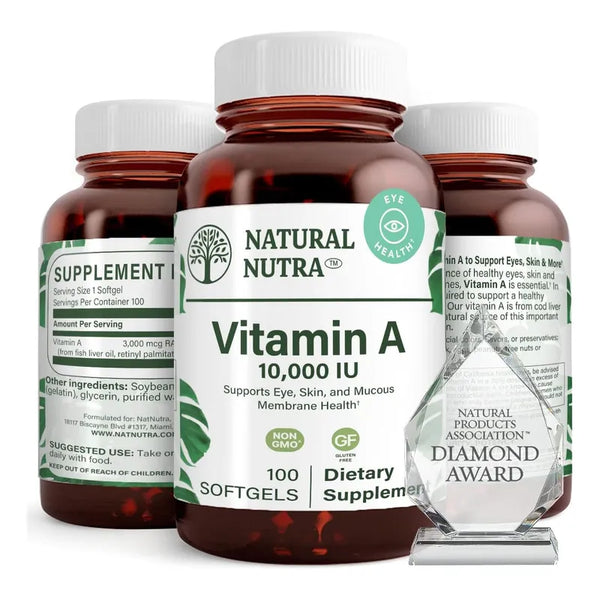 Vitamina A 10000 Ui Aceite Higado De Bacalao Omega 3