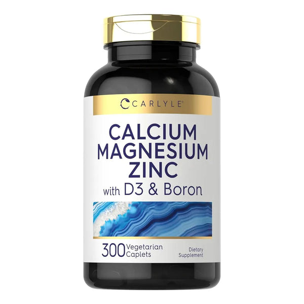 Calcio Magnesio Zinc Vitamina D3 Boro 300 Comprimidos Vegetariano