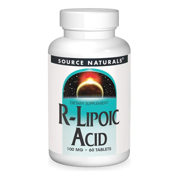 Acido R Lipoico Source Naturals 100 Mg 60 Capsulas Antioxidante Potente