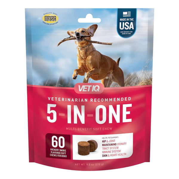 Suplemento 5 En 1 Para Perros VetIQ Salud Total Masticable