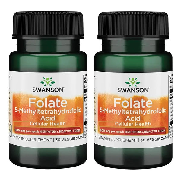 Acido Folato Alta Potencia 800 Mcg 2 Paquete Vida Saluable