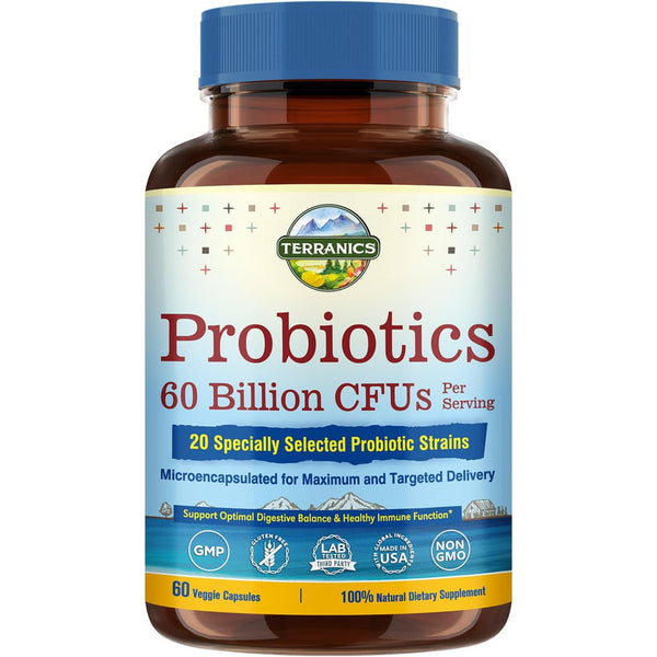 Probioticos 60 Billones Terranics 60 Capsulas Mejora Digestiva Inmune