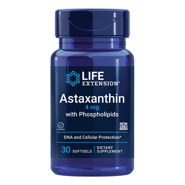 Astaxantina 4 Mg Con Fosfolípidos Para Salud Ocular Y Cardiovascular