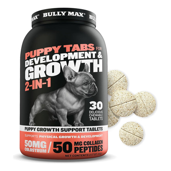 Bully Max Puppy Tabs Suplemento Crecimiento Y Salud Para Cachorros