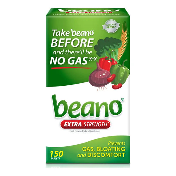 Alivio Gases Digestivos 150 Pastillas Extra Strength Para Comodidad