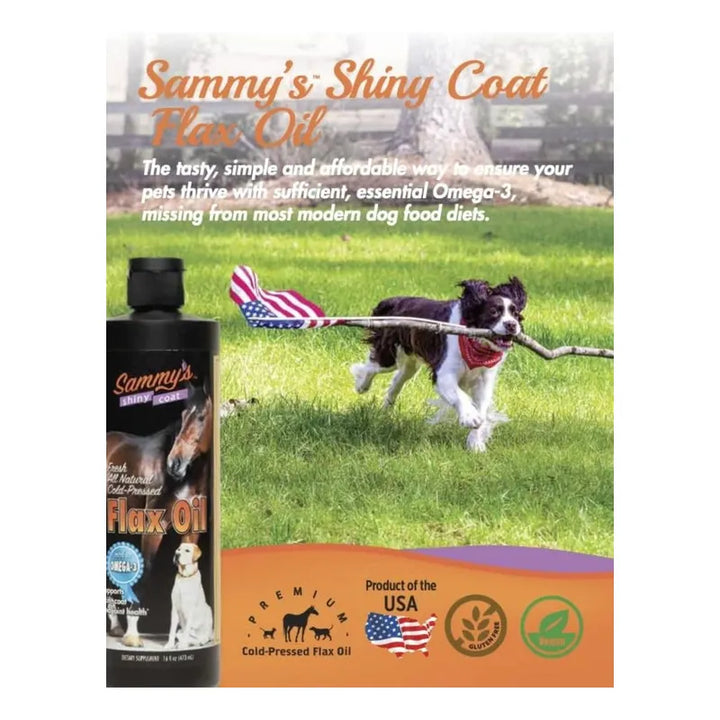 Aceite De Linaza Puro Para Mascotas Ácidos Grasos Omega 3 Lí - Imagen 4