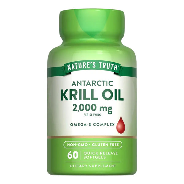 Aceite De Krill 2000 Mg 60 Cápsulas Omega-3 Epa Dha De Nature's Truth