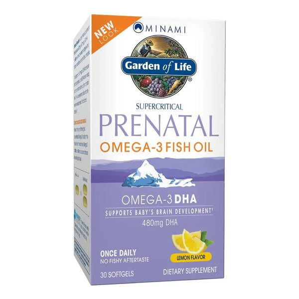 Capsulas Prenatales Omega 3 Aceite De Pescado Natural 30 Uni
