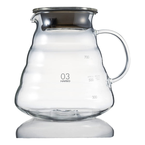 Cafetera Hario V60 Glass Grange 800 Ml Transparente Para Un Café Excepcional