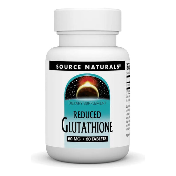 Capsulas De Glutation 50mg Source Naturals Para Apoyo Hepatico