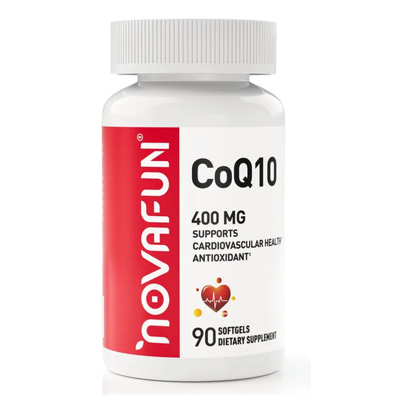 Capsulas Coq10 400mg Antioxidante Para Salud Cardiovascular 90 Unidades