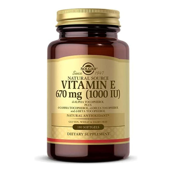 Vitamina E Solgar 670 Mg 1000 Ui Antioxidante Y Cuida La Piel