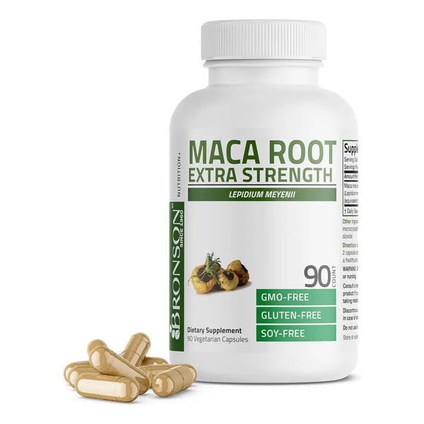 Bronson Raíz De Maca Extra 90 Cápsulas Vegetarianas Energía Y Salud