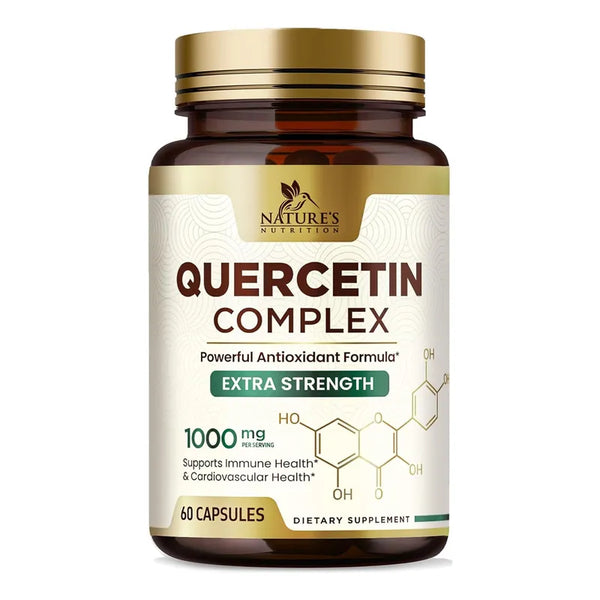 Capsulas De Quercetina 500mg Alta Potencia Para Salud Inmune Y Celular