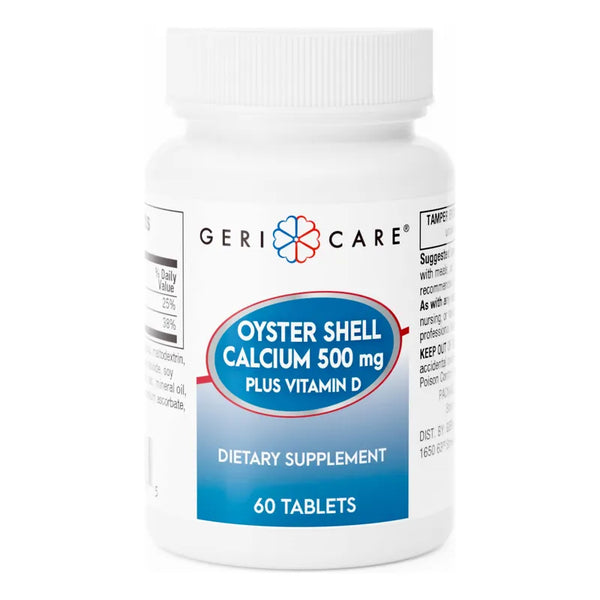 Calcio 500mg Con Vitamina D Para Salud Osea Mejorado