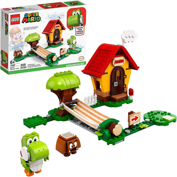 LEGO Super Mario Mario's House & Yoshi Juego Expansión 71367 Diversión Interactiva Para Niños