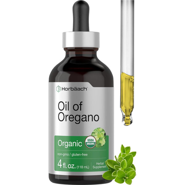 Aceite Organico De Oregano En Gotas Horbaach Vegano Y Sin Gluten