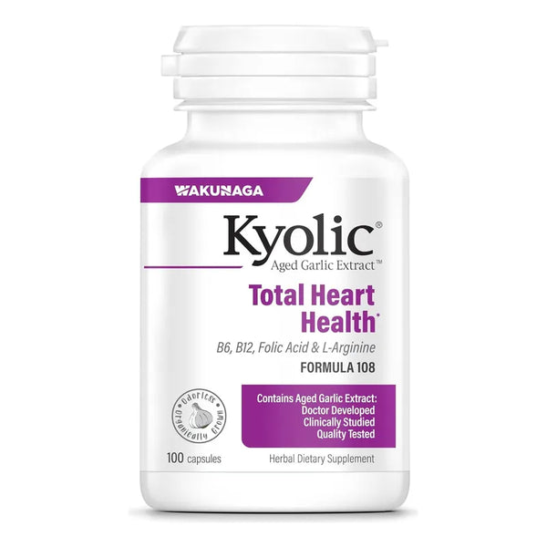 Kyolic Formula 108 Extracto De Ajo Envejecido Para Corazón 100 Cápsulas
