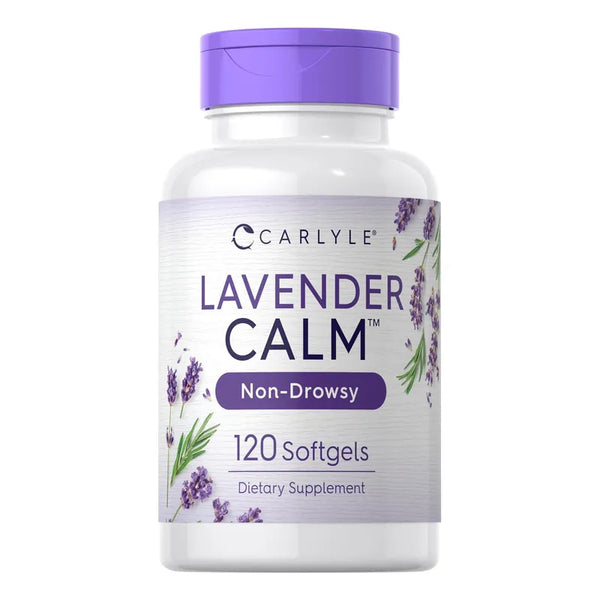 Cápsulas De Lavanda Carlyle 80 Mg 120 Unidades Para Calma