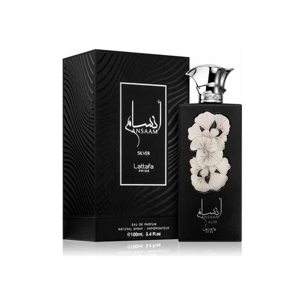 Lattafa Pride Ansaam Silver Fragancia Unisex Eleva Tu Presencia