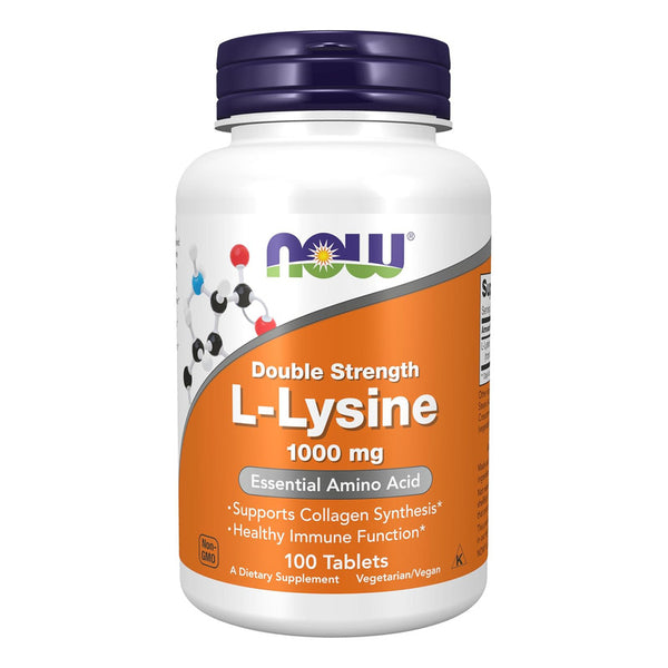 L Lisina 1000 Mg Doble Resistencia Aminoacidos 100 Tab