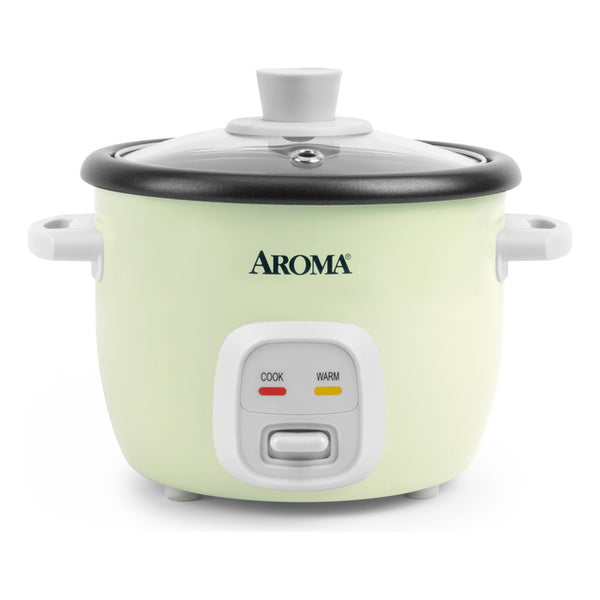 Arrocera Aroma Mini 500 Ml De 2 Tazas Color Verde Claro Fácil De Usar Y Limpiar