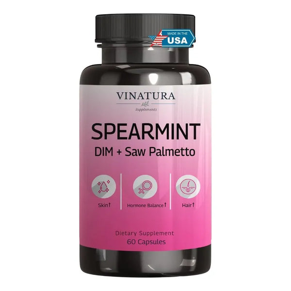 Capsulas Hoja De Menta Verde Dim Saw Palmetto Para Mujeres