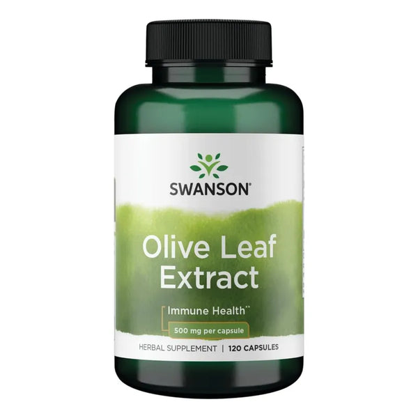 Cápsulas De Extracto De Hoja De Olivo Swanson Salud Inmunológica Natural