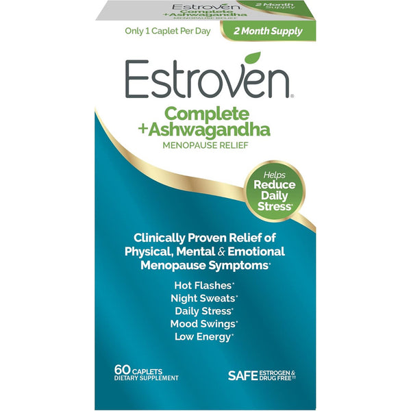 Estroven Ashwagandha Menopausia Multisíntoma 60 Cap Alivio Clínico Natural