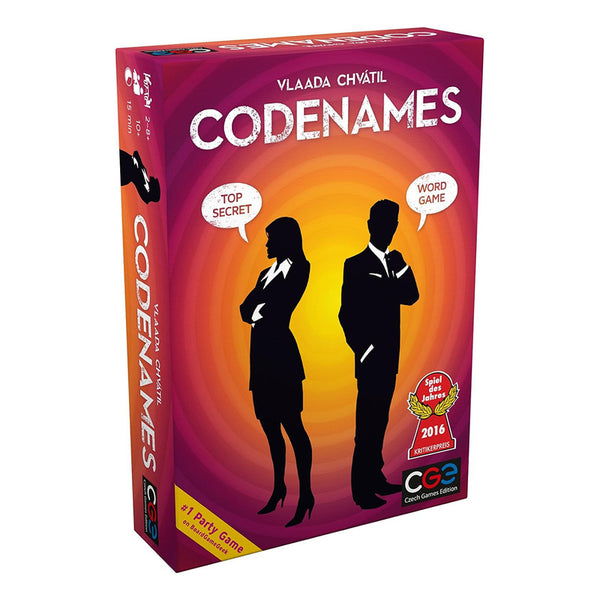 Codenames Juego De Mesa Cge Czech Games Edition Diversión Rápida Para 2 A 8 Jugadores