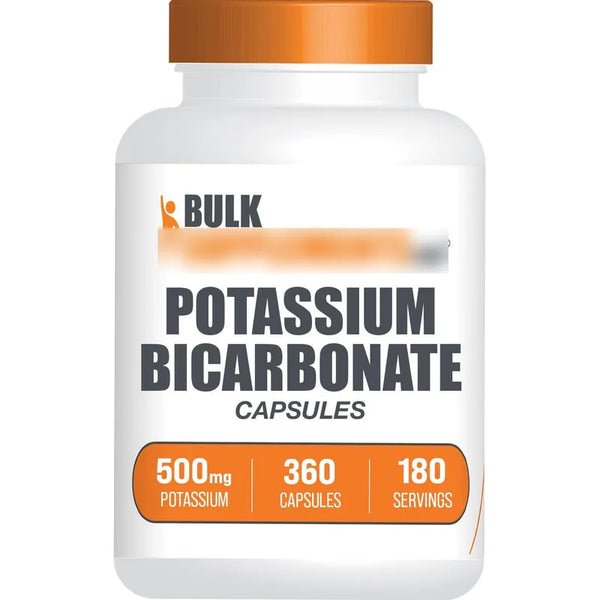 Capsulas Bicarbonato De Potasio 500mg 360 Unidas Hidratacion Optima