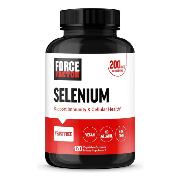 Capsulas De Selenio 200 Mcg Suplemento Inmunologico Vegano 120 Unidades