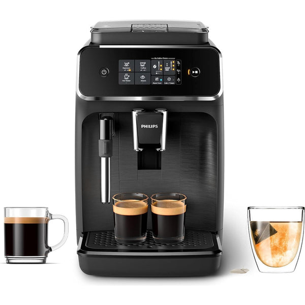 Maquina De Cafe Espresso Automatica Philips 2200 EP2220 14 Negra Con Frother
