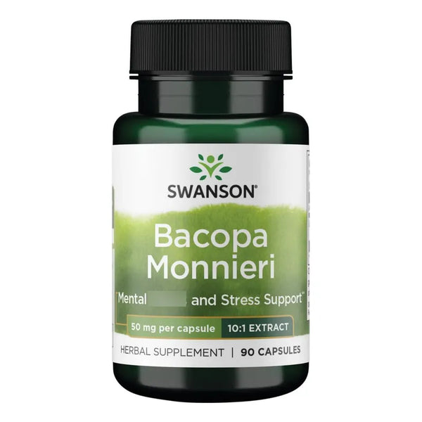 Extracto Bacopa Monnieri 101 50mg 90 Capsulas Mejora La Memoria Y El Enfoque