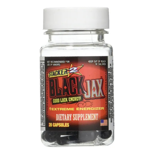 Capsulas Energeticas Black Jax 20 Unidades Para Maximo Rendimiento