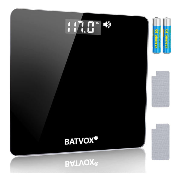 Báscula Corporal Parlante Batvox 180 Kg Precisión Elevada Control Diario