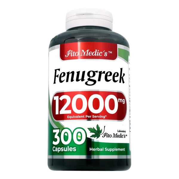 Capsulas De Fenogreco 300 Unidades 12000 Mg Extracto Bienestar Y Vitalidad