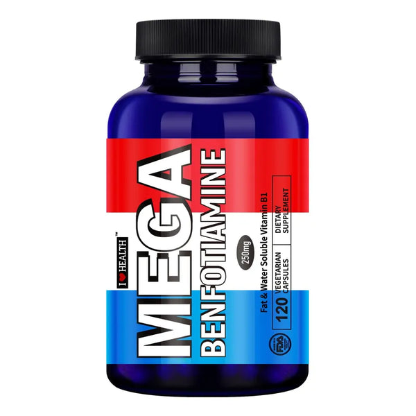 Benfotiamina Alta Potencia Mega Benfotiamine 250 Mg 120 Cápsulas Vitamina B1