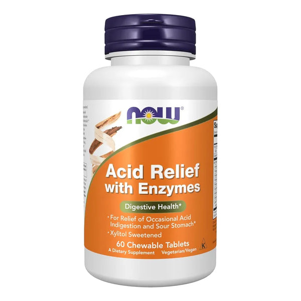 Alivio Ácido Enzimas Masticables Endulzadas Salud Digestiva