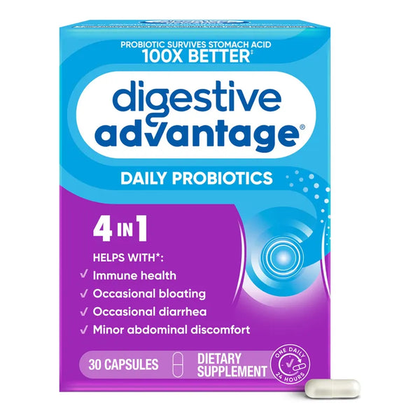 Cápsulas Diarias Probióticas Digestive Advantage Salud Digestiva Mejorada