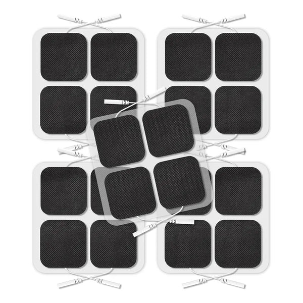 Almohadillas Tens Electrodo Reutilizables 2x2 Compatibles Con Emms