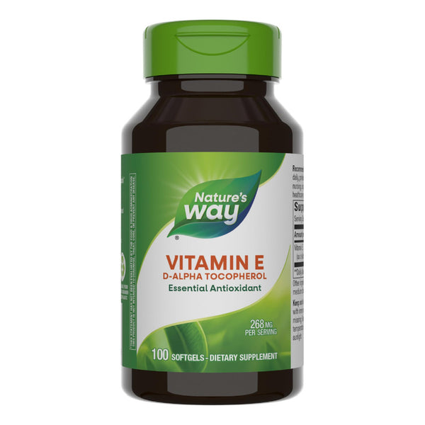 Vitamina E 268 Mg Nature Way 100 Cápsulas Blandas Antioxidantes