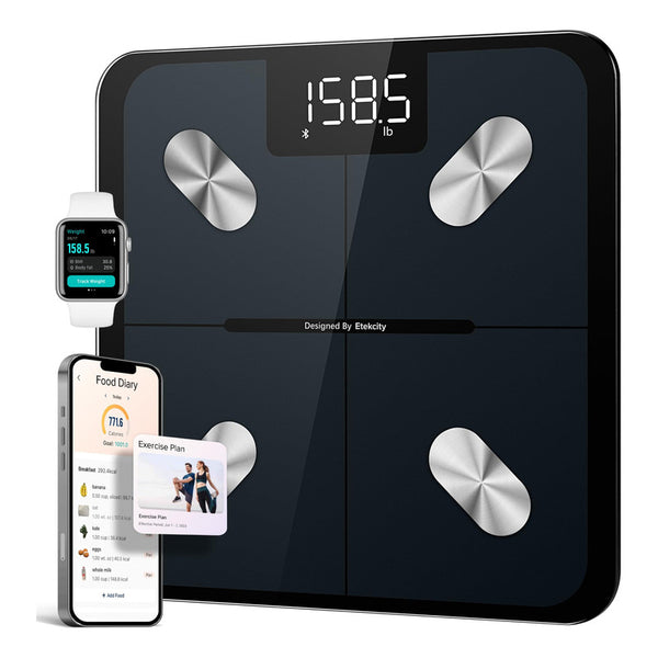 Bascula Inteligente Etekcity Para Peso Corporal Y IMC Con Bluetooth
