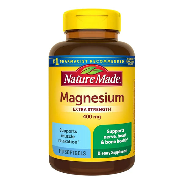 Capsulas De Oxido De Magnesio Extra Fuerte 400 Mg Apoyo Muscular