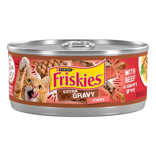 Alimento Humedo Para Gatos Friskies Purina En Salsa Rica Carne De Res