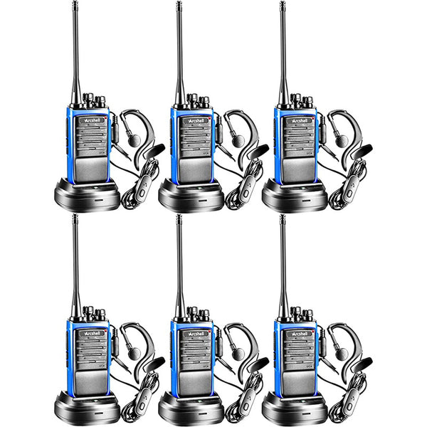 Arcshell Radios Recargables De Largo Alcance Modelo AR6 Para Comunicación Efectiva