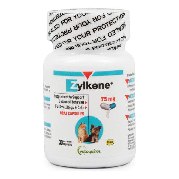 Zylkene Suplemento Calmante Para Perros Y Gatos Pequeños De Vetoquinol