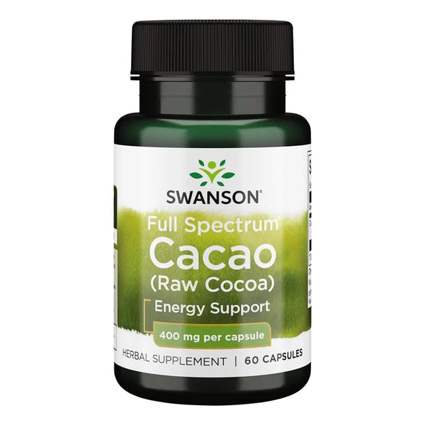 Cacao Crudo Completo Apoyo Energetico 60 Capsulas Importado