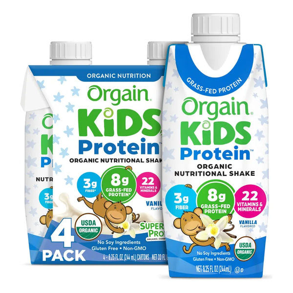 Batido Nutricional Para Niños Orgánico Vainilla 8.25 Oz 22 Vitaminas