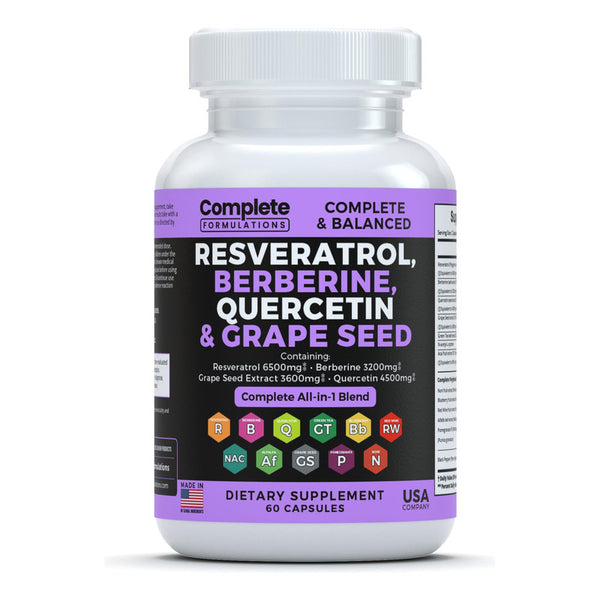 Suplemento Antioxidante 6500mg Resveratrol Para Salud Inmunológica Somos Importaciones